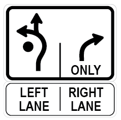 Illustration of roundabout signs in png